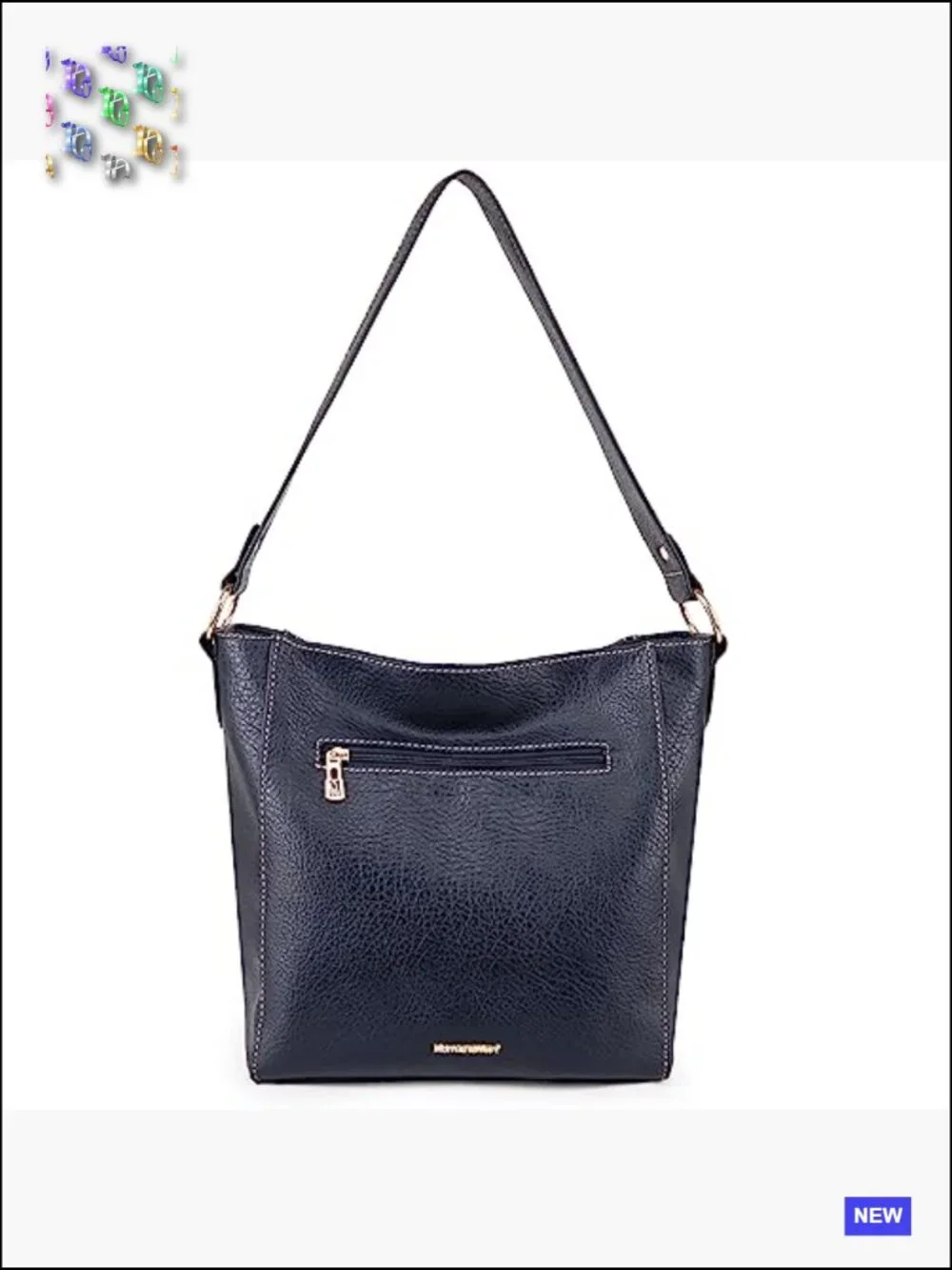 Trendy Soft Vegan Leather Hobo Bag Shoulder Purse Handbag Casual Classic